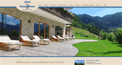 Desktop Screenshot of blaue-gams.de